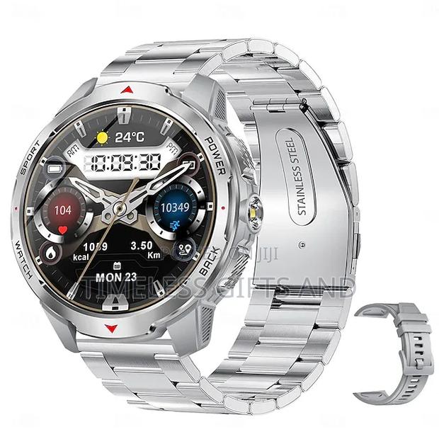 Kt88 Silver Stainless Steel Smart Watch