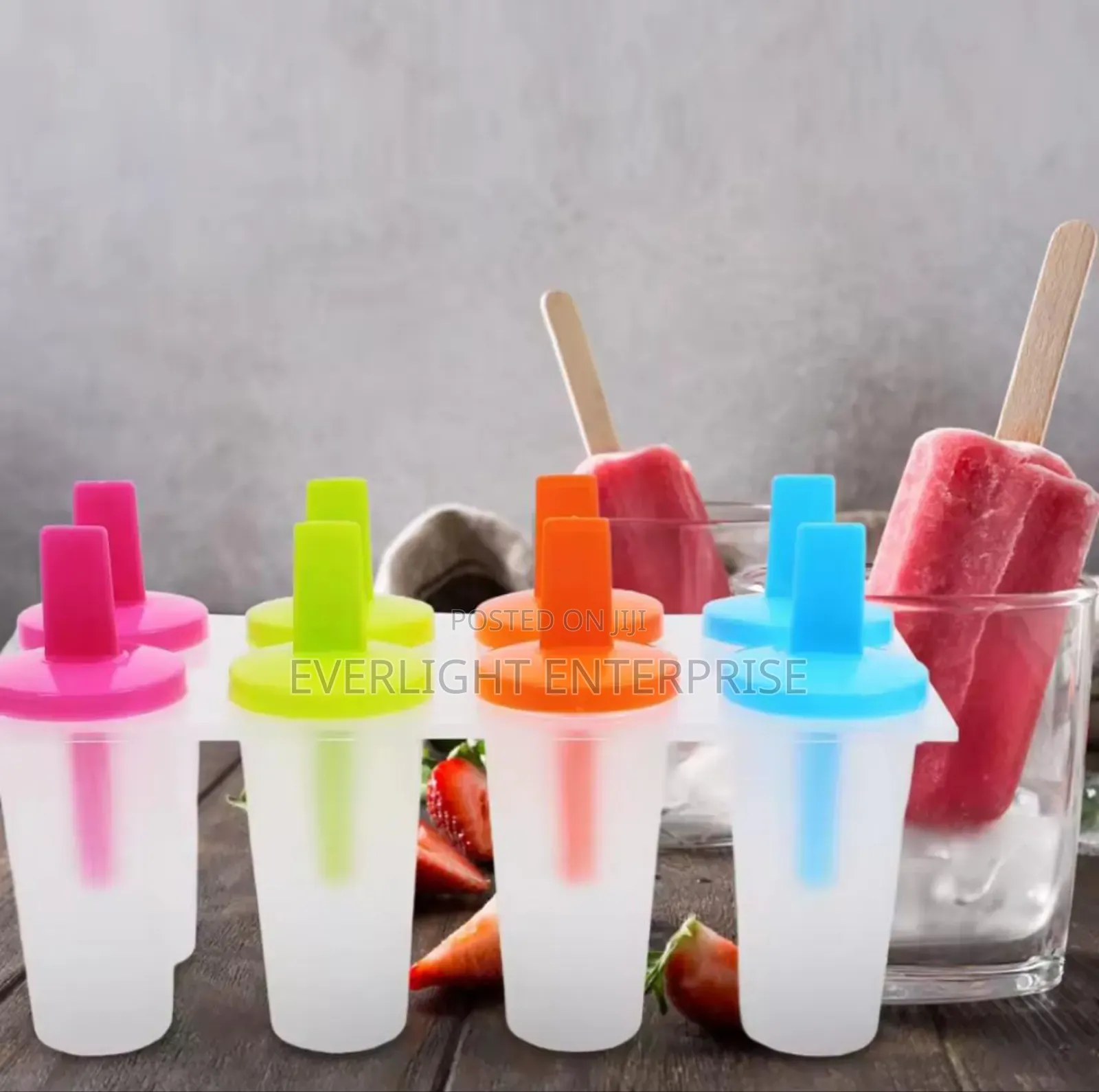 6pcs Multicoloured Popsicle/Ice Cream Maker