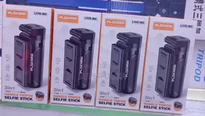 Plokama Live-M5 Pro 3-in-1 Selfie Stick Tripod With Led Remote