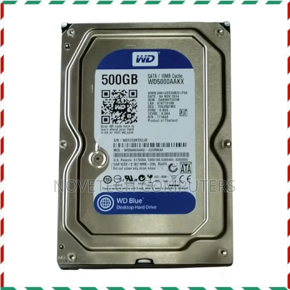 Western Digital 500gb Wd5000aakx 5400 RPM Sata 3.5 Desktop HDD