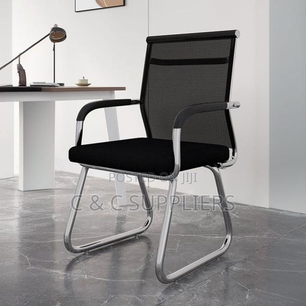 Guest Chairs; Mesh Office Ergonomic Office Seat - thumbnail 2