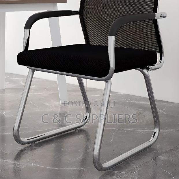 Guest Chairs; Mesh Office Ergonomic Office Seat - thumbnail 3