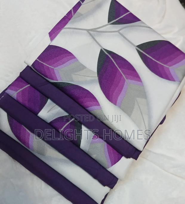 7*8 Soft Cotton Fitted Bedsheets-Br - thumbnail 5