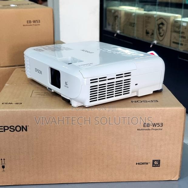 4000 Lumens Epson Eb-W53 Projector 3lcd