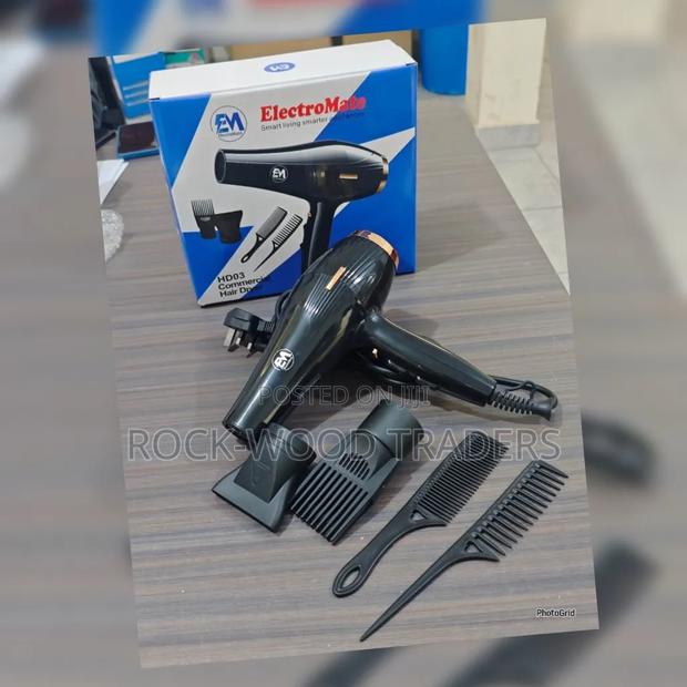 Electromate Hairdryer Brodry With Accessories