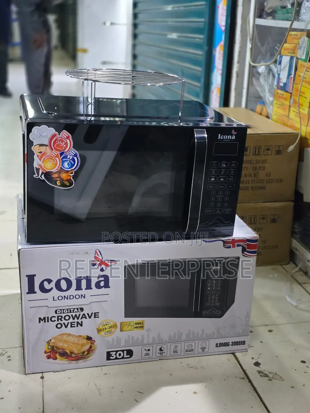30 Litres Icona Digital Microwave With Grill