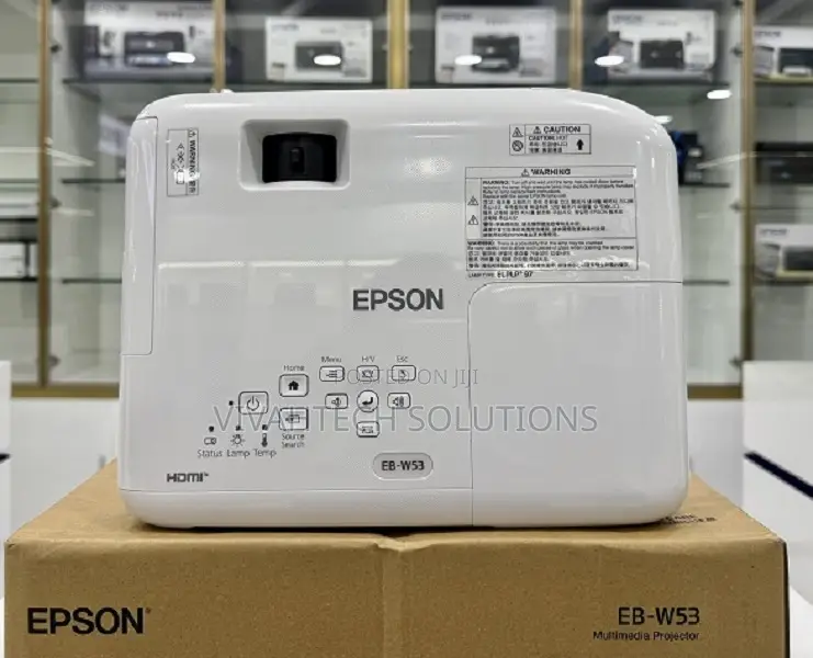 Quality Epson Eb-W53 Projector With 2hdmi