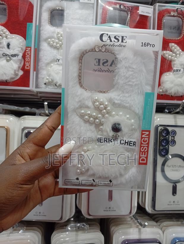 Fluffy White Bunny Phone Case