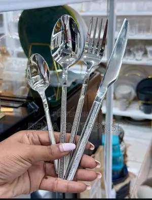 Available Premium Quality Stainless Steel Flatware.