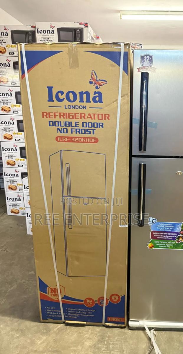Double Door Refrigerator Icona 275 Litres No Frost