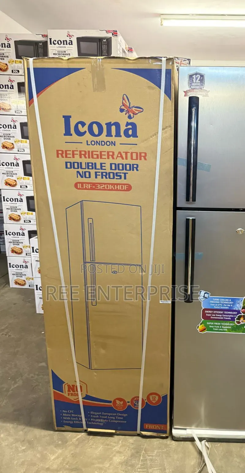 Double Door Refrigerator Icona 275 Litres No Frost