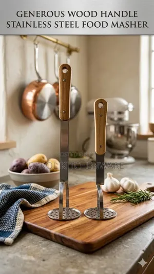 Wood Handle Food Masher/ Masher