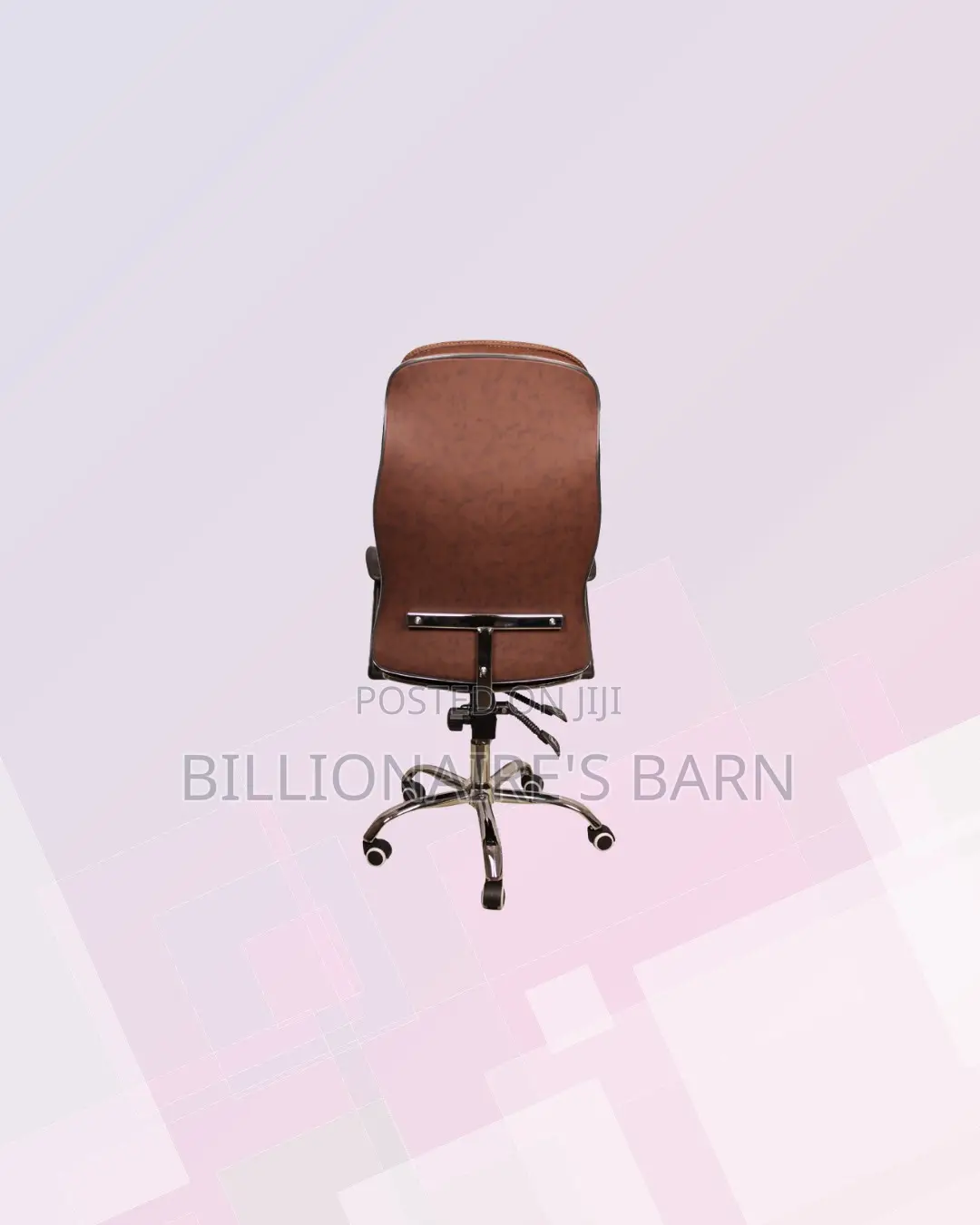 Ergonomic Executive Leather Chair Padded Armrest Adjustable
