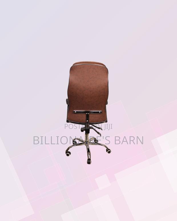 Ergonomic Executive Leather Chair Padded Armrest Adjustable - thumbnail 4