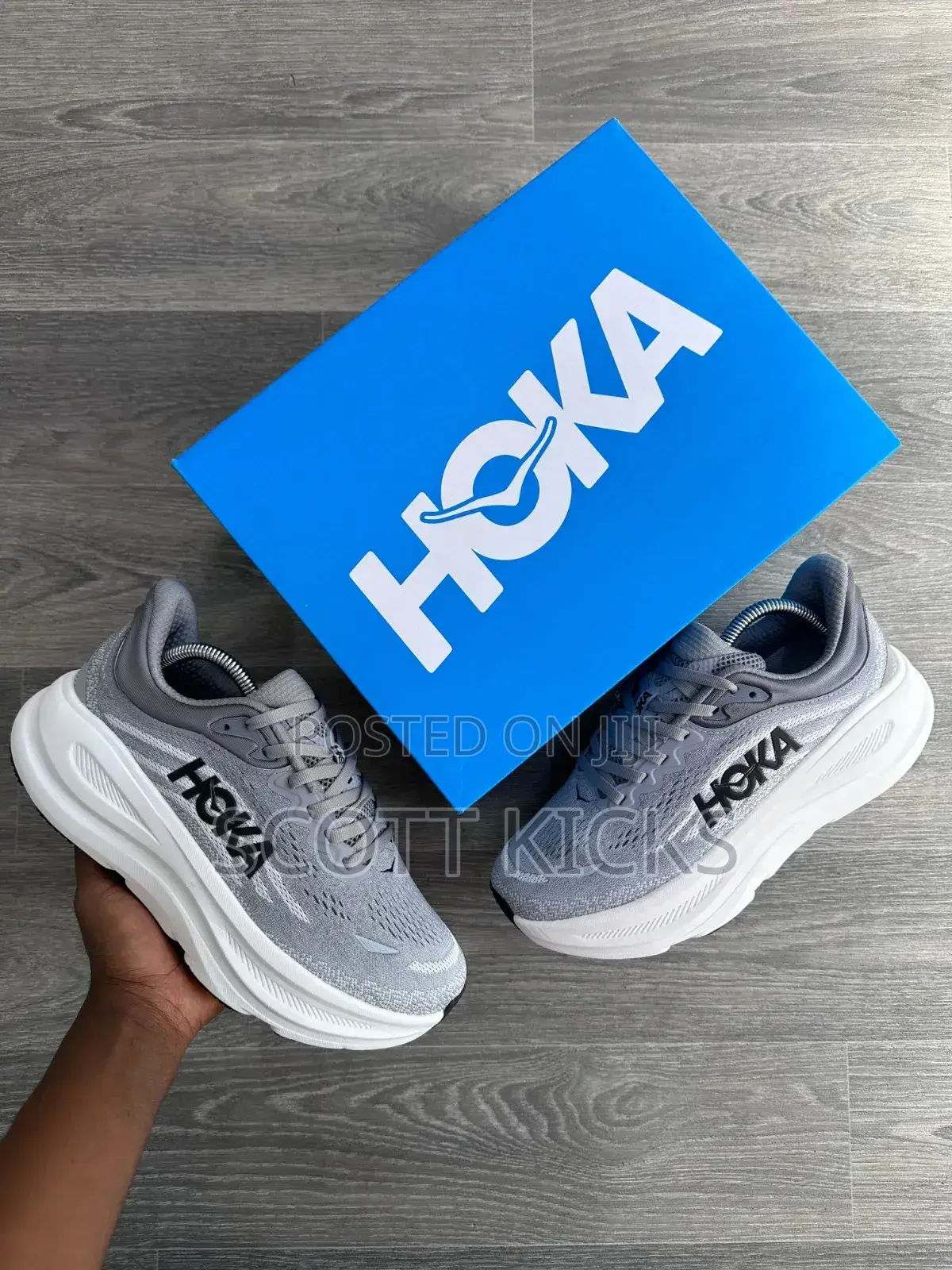 Hoka Bondi Gray