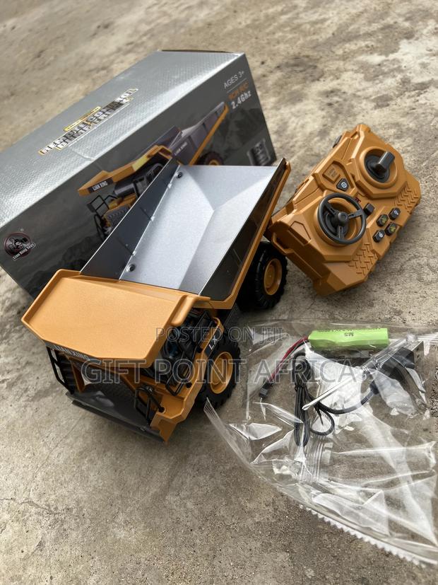 Rechargeable Remote Controlled Dump Truck for Kids