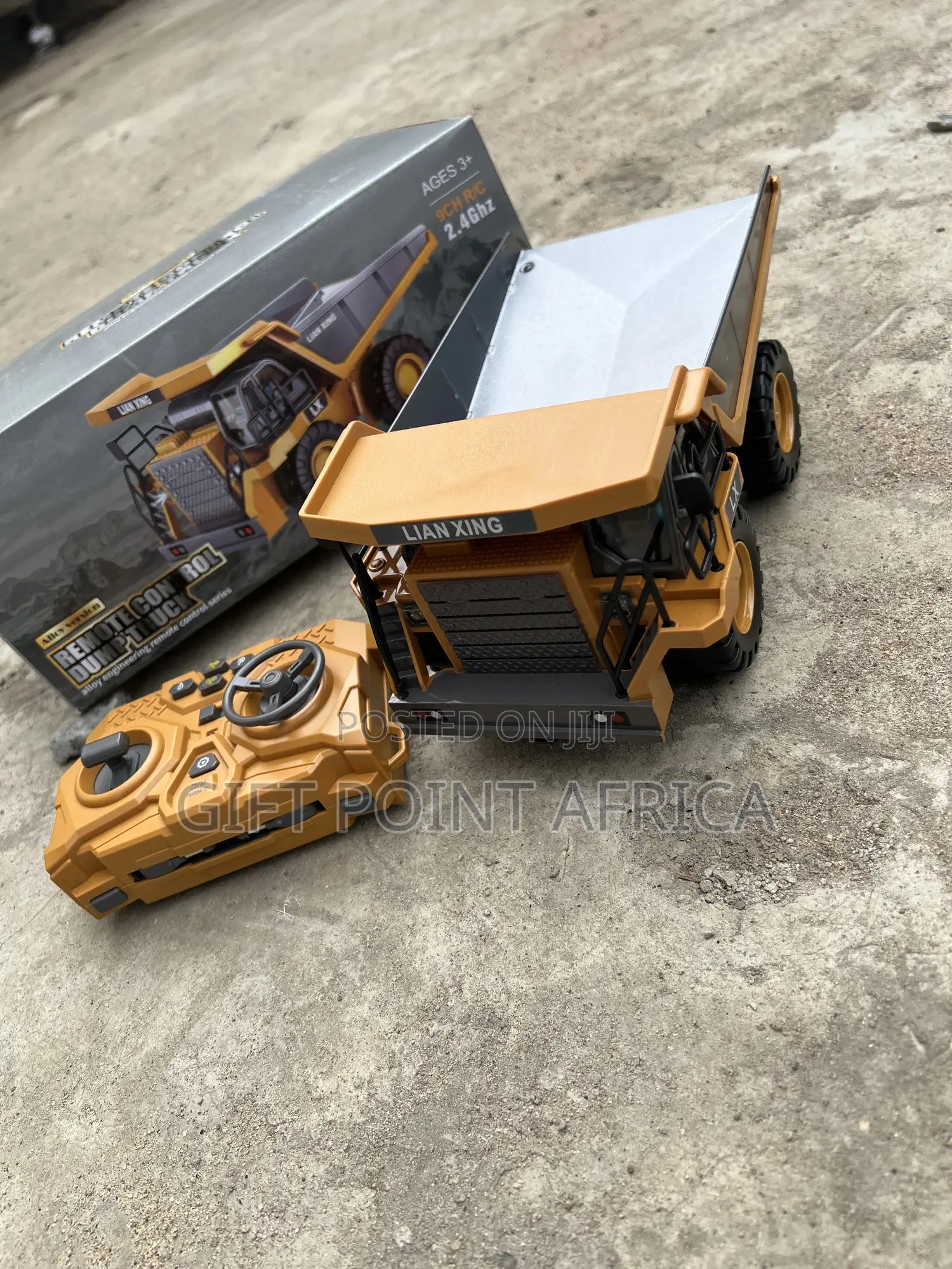 Rechargeable Remote Controlled Dump Truck for Kids