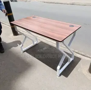 White Office Metal Desk