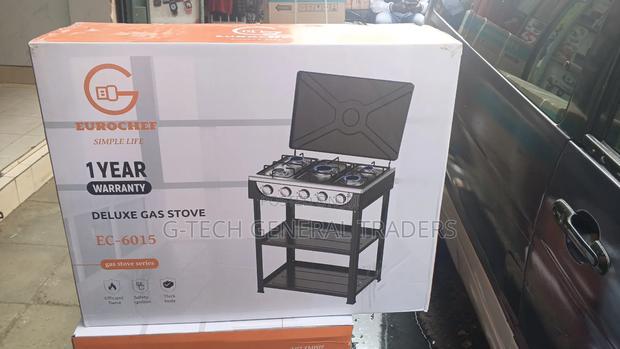 Eurochef Ec-6015 5burner Gas Cooker With Shelves