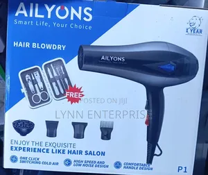 Ailyons Blowdry /Hairdryer With Accessories