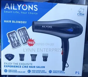 Ailyons Blowdry /Hairdryer With Accessories