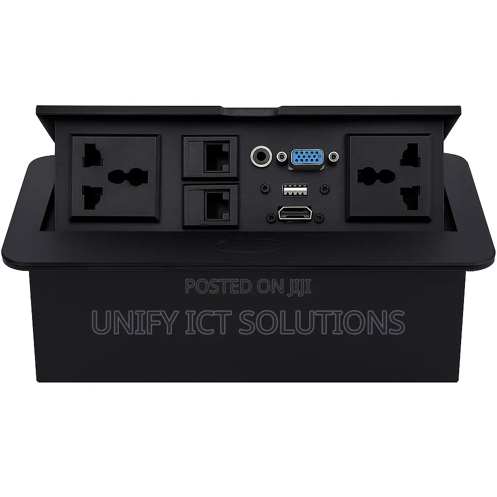 Table Top Metal Pop-Up Box - Black/ Silver