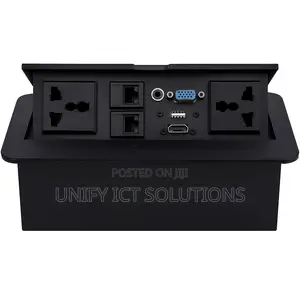 Table Top Metal Pop-Up Box - Black/ Silver