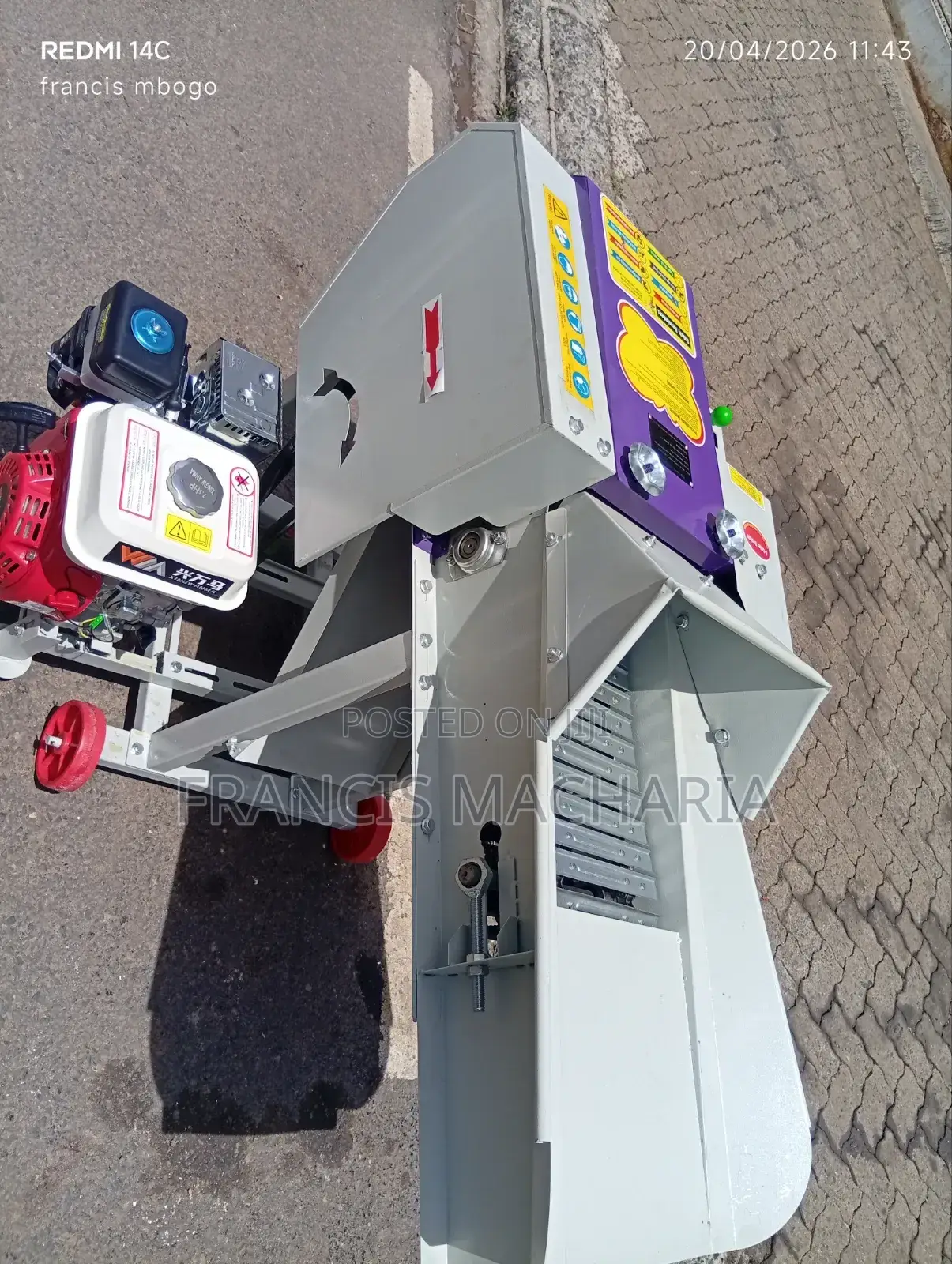 High Speed Napier Chaff Cutter