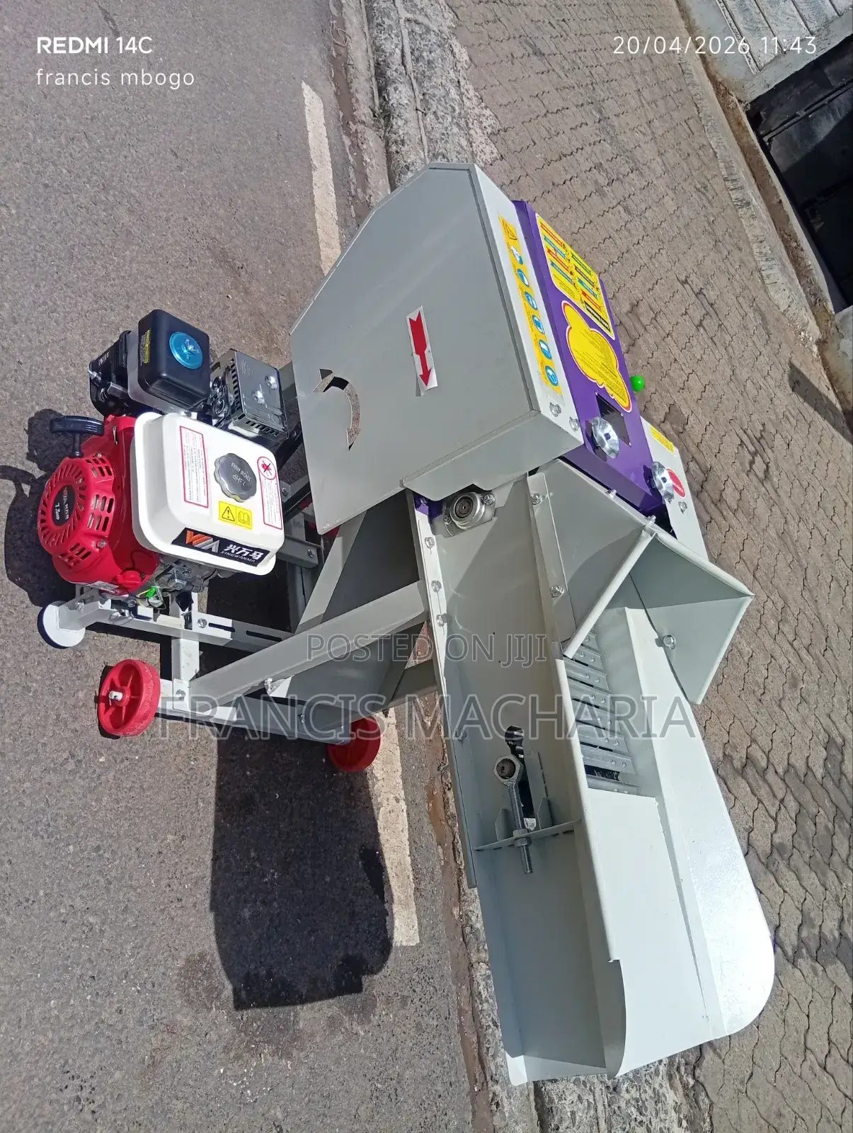 High Speed Engine Powered Chaff Cutter