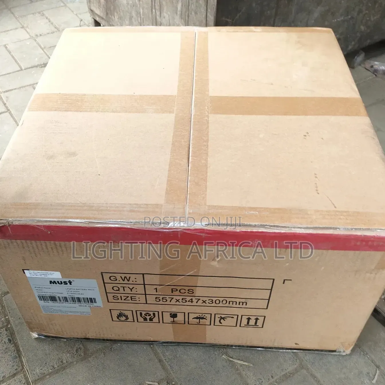 Must (200ah) 5.12kwh - 24v Lithium Ion Solar Battery 6000 Cyc