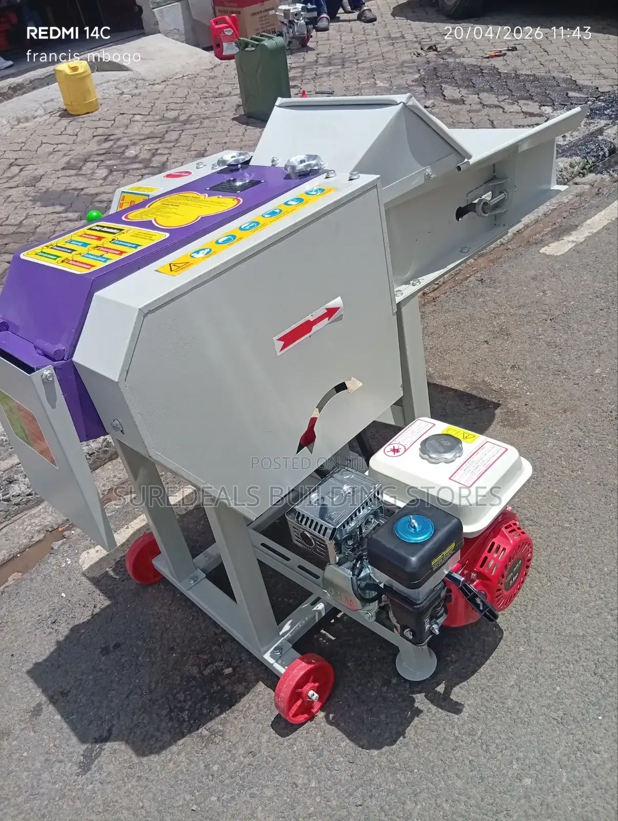Durable High Speed /Chaff Cutter Chopping