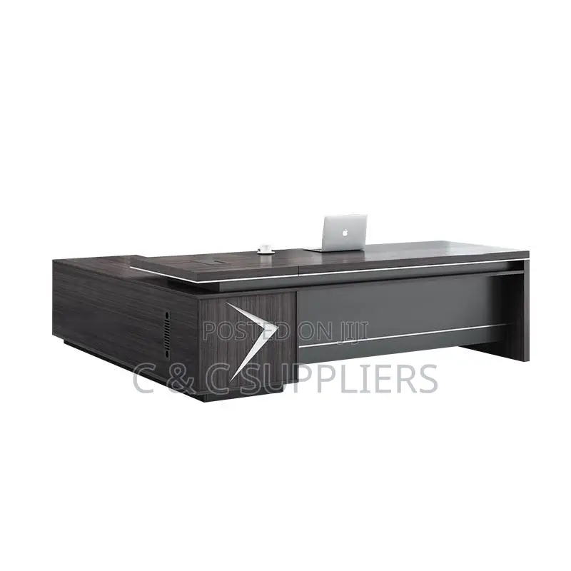 Office Tables; 160cm Executive Office Desk With Drawers