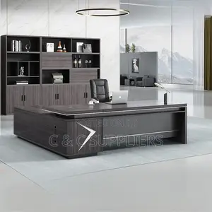 Office Tables; 160cm Executive Office Desk With Drawers