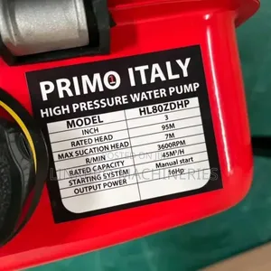 Primo Italy 3 Inches Diesel Water Pump 95 Metres Head 16hp