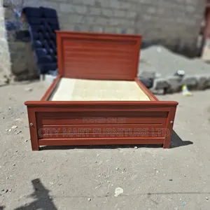 5 by 6 Brown Panel Bed( Free Delivery)