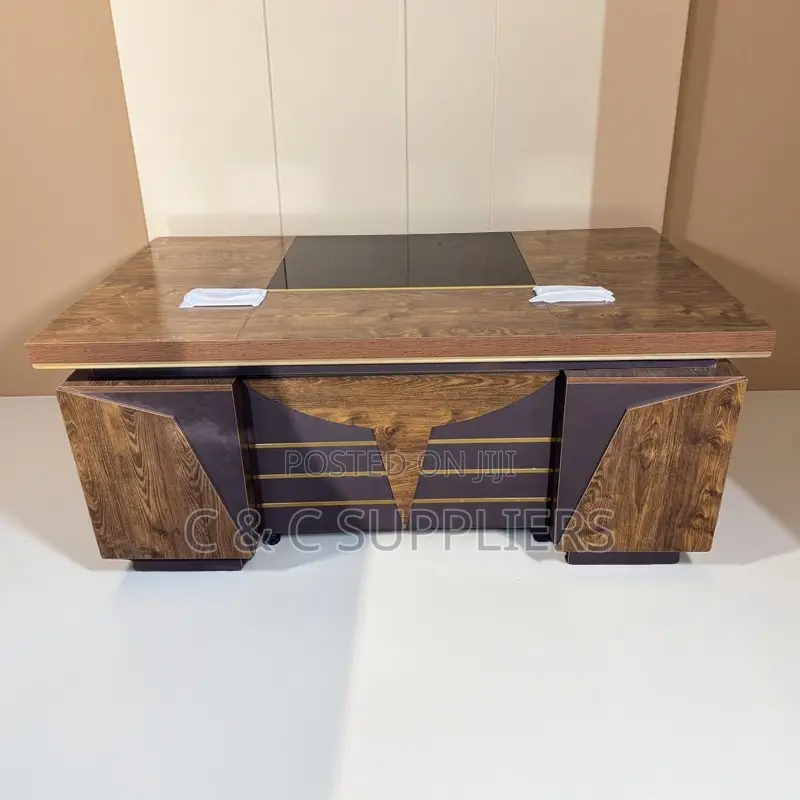 Office Desks; Modern Executive Office Desk for Directors - 140cm