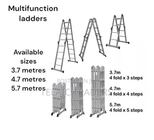 Multifunction Ladders 3.7m 3 Steps 4 Folds