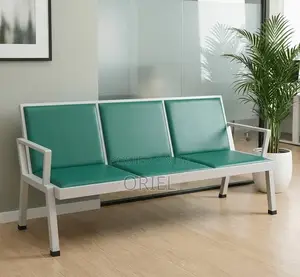 Office Bench : Waiting Area Office 3-Linked Padded Bench