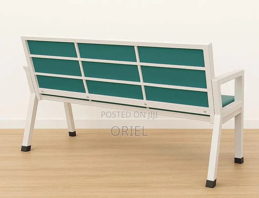 Office Bench : Waiting Area Office 3-Linked Padded Bench