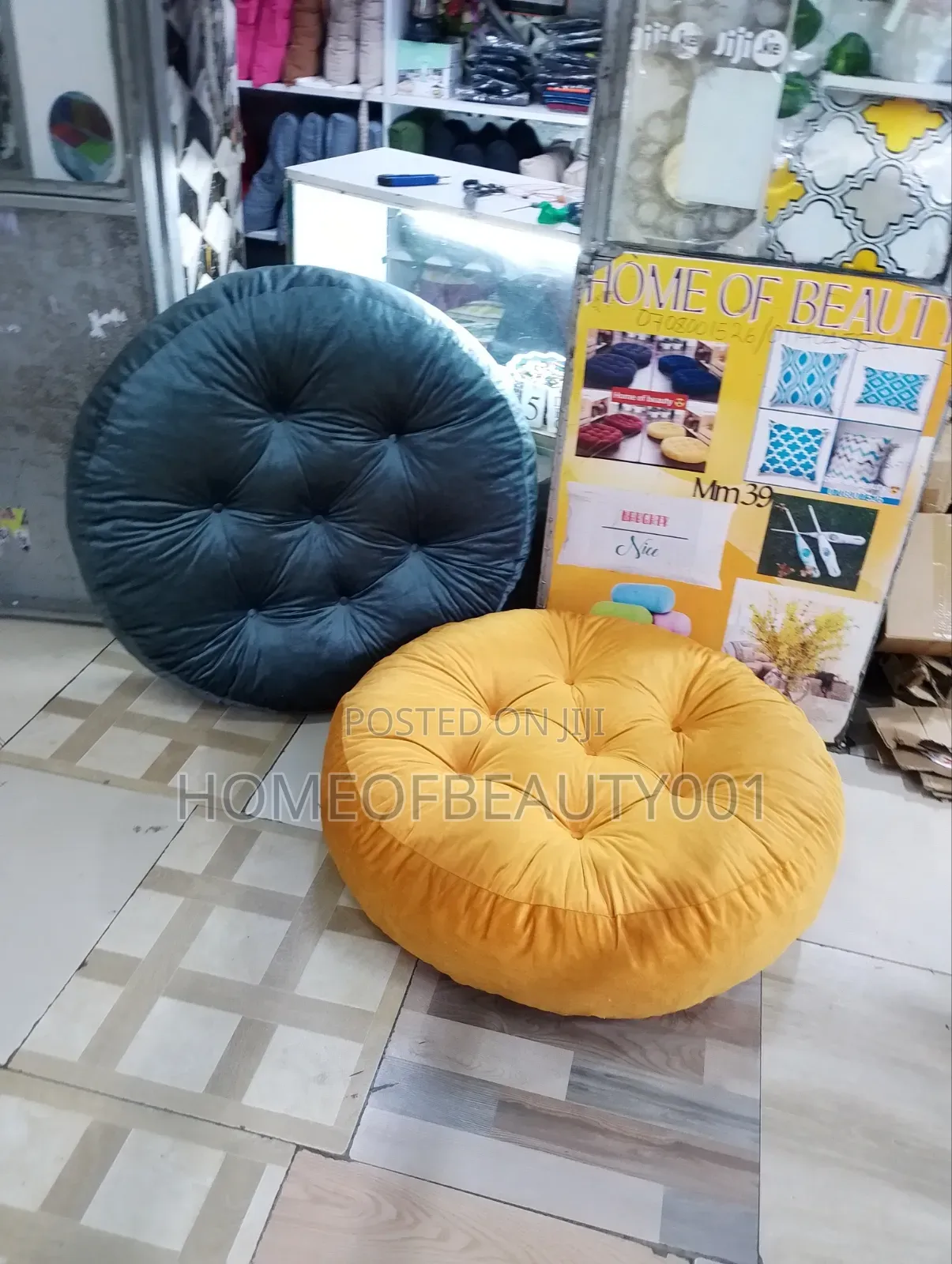 Round Floor Pillows Available