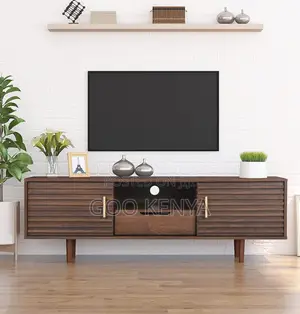Home Tv Stand; High-End Solid Wood Tv Stand With Storage