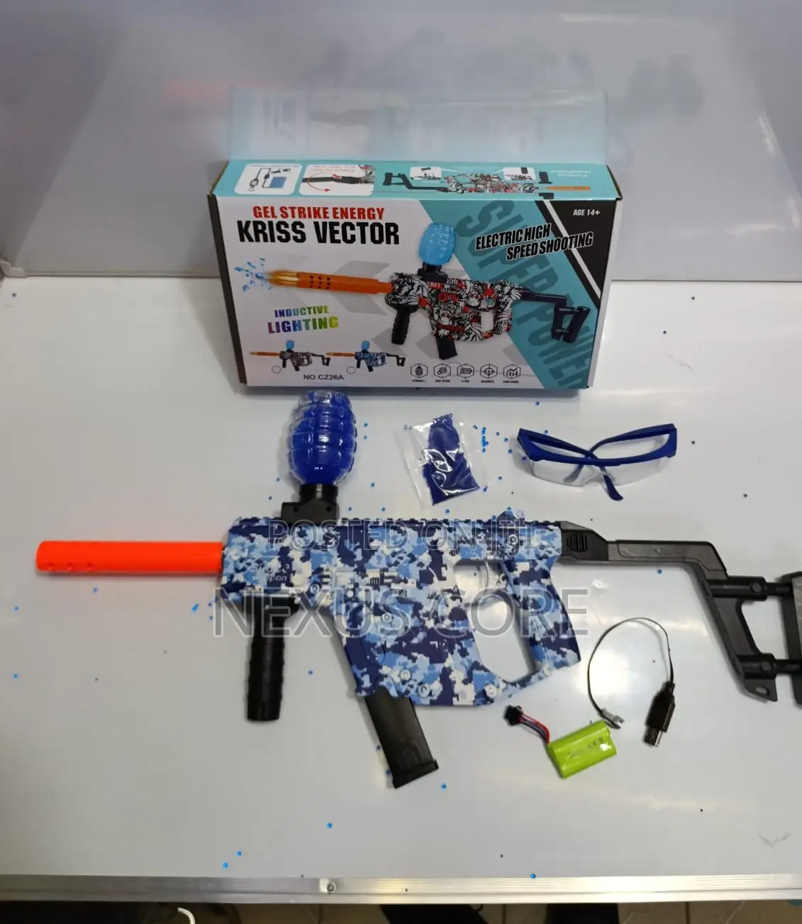 Rechargeble Electric Gel Gun.