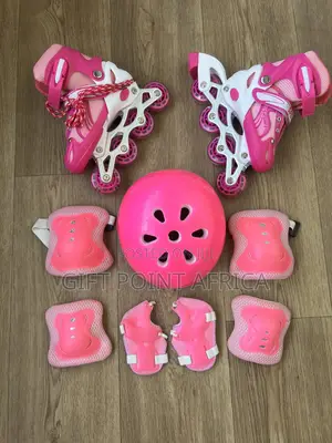 Full Set Adjustable Roller Skates With Gears for Kids