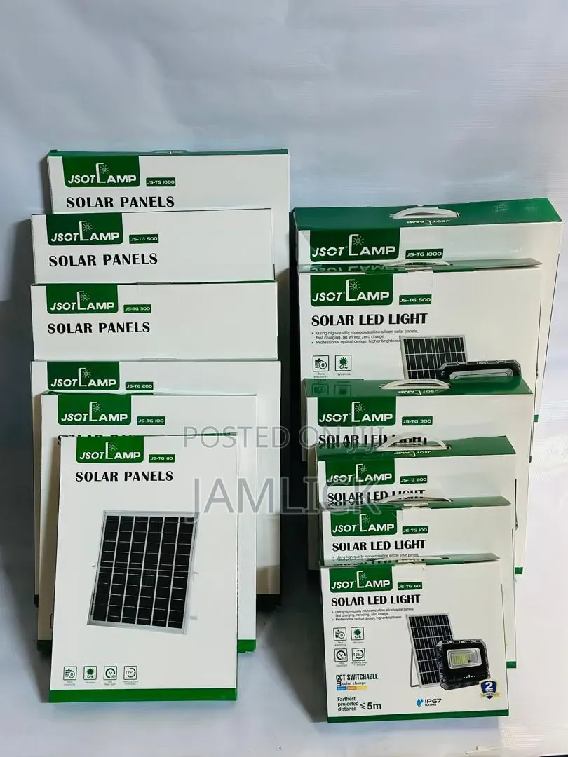 Solar Floodlights + Solar Panel Combination (Jsot Lamp) - Aw