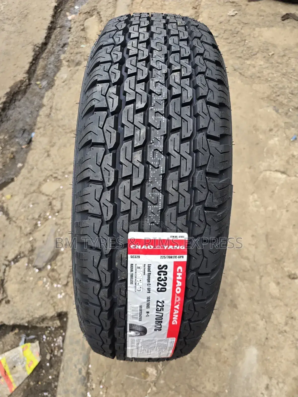 225 /70 R17 Chaoyang Tyres (Commercial)