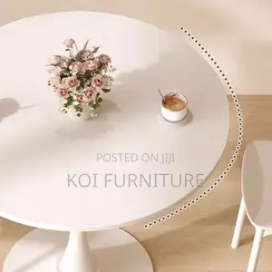 Coffee Table; Round Coffee Table Made From Marble