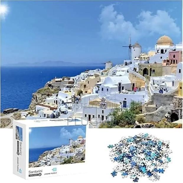 Santorini 1000 Pc. Jigsaw Puzzle 70x50 Cm - thumbnail 2