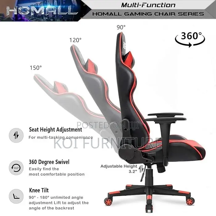 Office Chairs; Ergomomic Home Ofice Fabric Leather Gamers Chairs