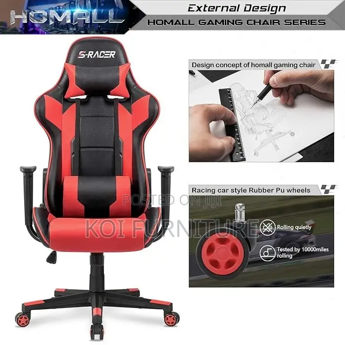 Office Chairs; Ergomomic Home Ofice Fabric Leather Gamers Chairs