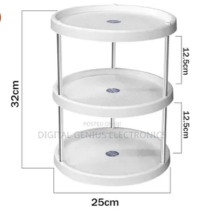 *3 Tier Rotating Kitchen Storage Rack